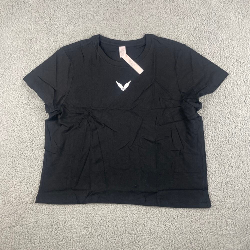 Victoria's Secret Women's X-Large Black 100% Cotton Fashion Show '24 SS T-Shirt